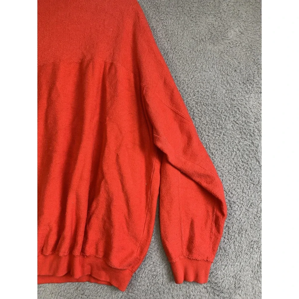 Woolrich Sweater Mens Large Henley Pullover Knit‎ Pocket Crewneck Casual